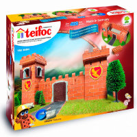TEIFOC 3600 Развивающий конструктор из кирпичиков Рыцарский замок